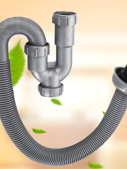 S-Trap กันกลิ่นอ่างล้างหน้า แบบท่อเฟล็กซ์ (Flex)