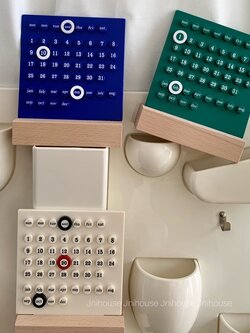 [พร้อมส่ง] Jnihouse : ปฏิทินตั้งโต๊ะ Perpetual Calendar