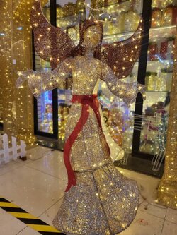 Chriatmas Angel นางฟ้าประดับไฟ สูงขนาด 150 ซม.