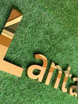 #อักษรทองเหลืองเงา