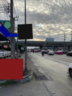 ขายด่วนที่ดิน ติดถนนสี่แยกเทพารักษ์ กม.12 *เพียง 75,000 บาท/วา (N.958)