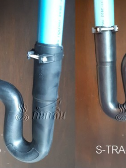 P-Trap และ S-Trap ซิงค์ล้างจาน แบบยืดหยุ่น