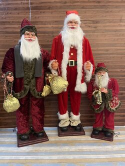 ให้เช่าsetรวม ตุ๊กตาซานต้าเต้นได้ ขนาด 2เมตร 1.8เมตร 1.2เมตร