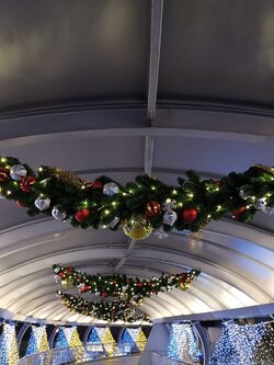 สายสนคริสต์มาสตกแต่งท้องช้างขนาด2.7เมตรTOP GARLAND.