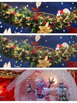 สายสนคริสต์มาสตกแต่ง ขนาด2.7เมตรTOP GARLAND.