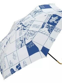 Wpc. © × alice ร่มกันฝน ร่มกันแดด window mini Folding Umbrella (50 cm) Clutch Bag Type