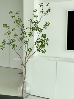[พร้อมส่ง] Jnihouse : Artificial branch ใบ5แฉก (กิ่งไม้ประดิษฐ์สูง 160 cm)(Tree)