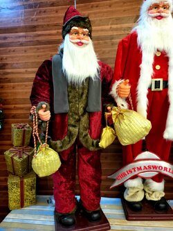 ให้เช่าตุ๊กตาซานต้าครอสเต้นได้มีเสียงเพลง ขนาด 1.8เมตร