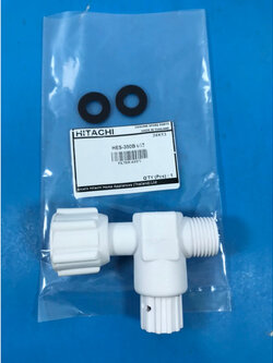 SW-10 HITACHI HES-350B*015 # A-43 ชุดกรองน้ำเข้าเครื่องทำน้ำอุ่น อะไหล่แท้ ใหม่เบิกศูนย์ (FILTER ASS'Y) แถมโอริง 2 ตัว (LQO) ST7187