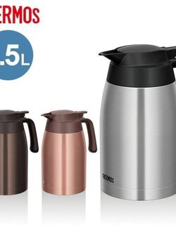 กาน้ำ/เหยือกน้ำ Thermos® TTB-1500 Vacuum Insulated Carafe 1.5 ลิตร ใส่ได้ทั้งร้อนเย็น เครื่องดื่มหรือแม้กระทั่งซุป