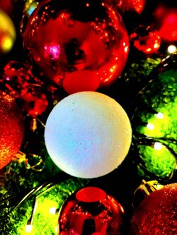 ให้เช่าลูกบอลคริสต์มาส ขนาด 60มิลลิเมตร ชนิดด้าน