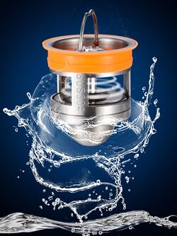อุปกรณ์กันกลิ่น magnetic drain สำหรับท่อน้ำทิ้ง 42- 53 มม. stainless steel 304