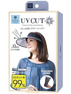 หมวกกันยูวี NEEDS labo Cool feeling UV cut 99% Sun Visor Cap