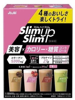 Asahi slim up โปรตีนเชคควบคุมน้ำหนักที่นิยมที่สุดในญี่ปุ่น🇯🇵