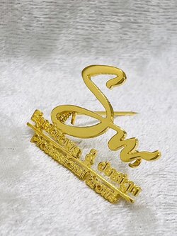 เข็มกลัดฉลุโลโก้