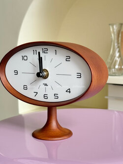 [พร้อมส่ง] Jnihouse : Retro Clock นาฬิกาไม้