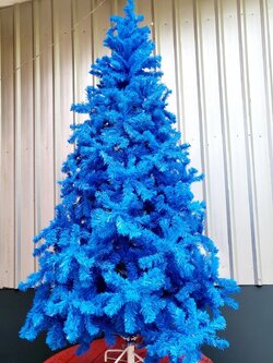 ราคาต้นคริสต์มาสสีน้ำเงิน ขนาด 7 ฟุต