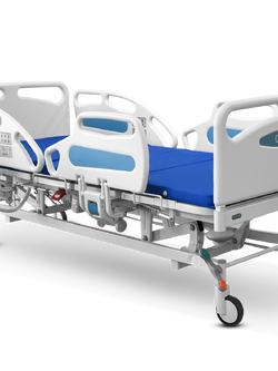 เตียงผู้ป่วยไฟฟ้ารุ่นใหม่ 5 ฟังก์ชั่น ดีไซน์ปีกนก มีแผงควบคุมข้างเตียง Caretek รุ่น Snowy-Elite 4 รับประกันศูนย์ไทย 6 ปี