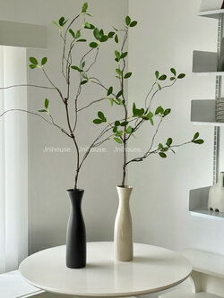 [พร้อมส่ง] Jnihouse : กิ่งไม้ประดิษฐ์สูง 100 cm (มีใบตามปลายก้าน)