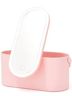 กล่องเก็บเครื่องสำอางแบบมีไฟ franc franc lamira basket