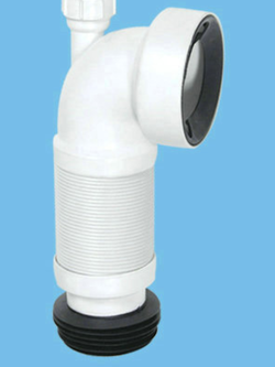 ท่อชักโครกแบบเฟล็กซ์ออกหลังหักลงพื้น