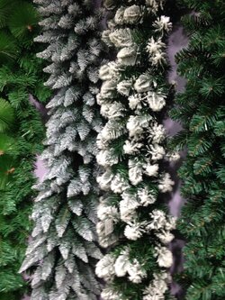 สายสนหิมะคริสต์มาสตกแต่งขนาด2.7เมตรTOP GARLAND.