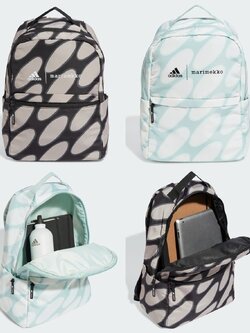 เป้ Adidas x marimekko bagpack EUW 2 สี multigreen สีเขียว / multiblack สีดำ