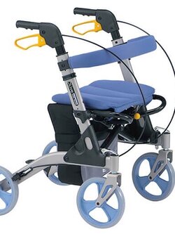 รถเข็นช่วยพยุงเดิน แบรนด์จากประเทศญี่ปุ่น Matsunaga รุ่น MV100 (歩行器 ) น้ำหนักเบา พกพาสะดวก นั่งสบาย พับเก็บได้ (Best Seller)