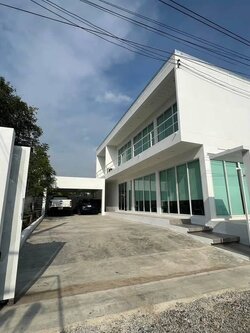 ให้เช่าบ้านโมเดิร์นมินิมอลสีขาวใกล้สุวรรณภูมิ เขตลาดกระบัง (N.1524)