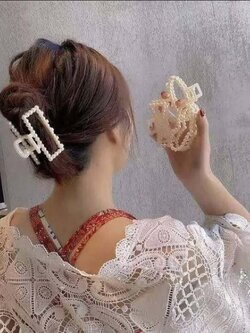 💗มาหยากิ๊ฟช้อป💗 กิ๊บหนีบผม กิ๊บมุก สไตล์เกาหลี สวยงาม สำหรับผู้หญิง