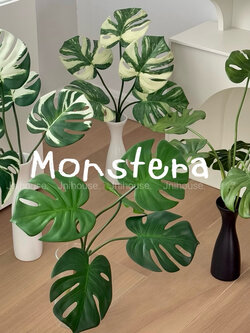[พร้อมส่ง] Jnihouse : กิ่งมอนสเตร่าประดิษฐ์ (Monstera Plant)(Tree)