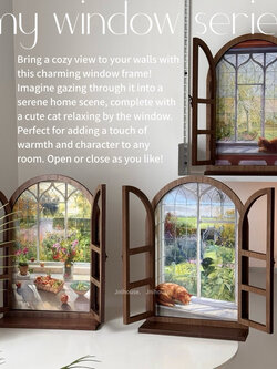 [พร้อมส่ง] Jnihouse : My window series (หน้าต่างติดผนัง)