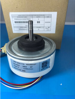 AIR-05 HITACHI PMRASEH10CKT*R03 # CA-B10 มอเตอร์พัดลมคอล์ยเย็น ZKFP-38-8-115L DC340V.38W (FAN MOTOR) อะไหล่ใหม่ แท้บริษัท (KQRT) CA-B10 ST6881