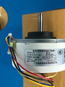 AIR-05 HITACHI PMRAS-X10CB*R07 # CA-B10 มอเตอร์พัดลมคอล์ยเย็น อะไหล่ทดแทน คุณภาพดี 30W (FAN MOTOR) ใช้ได้หลายรุ่น ฮิตาชิ (KMRT) ST7529
