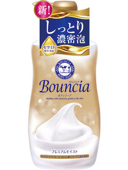 ครีมอาบน้ำ bouncia premium moist 460 ml