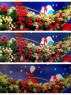 สายสนท้องช้างคริสต์มาสตกแต่ง ขนาด2.7เมตรTOP GARLAND.