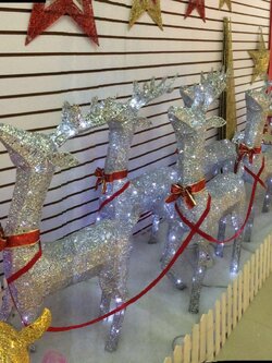 ให้เช่ากวางเรนเดียร์ ชุดวางประดับ ขนาด 1.2เมตร