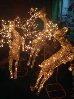 ให้เช่ากวางเรนเดียร์คริสต์มาสไฟ ขนาด 1.8เมตร