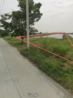 ขายที่ดิน 13-1-42 ไร่ หอมศิล ต.บางเกลือ อ.บางปะกง จ.ฉะเชิงเทรา ที่ดินแปลงสวย หน้าถนนคอนกรีต หลังติดคลองบางครกเหมาะทำร้านอาหาร, ร้านกาแฟ บ่อตกปลา เลี้ยงกุ้ง เลี้ยงปลา ทำการเกษตร หรือที่อยู่อาศัยริมน้ำ