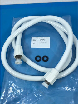 SW-04 HITACHI HES-35R*011 สายฝักบัวอาบน้ำ อะไหล่แท้/ใหม่เบิกศูนย์ HOSE ASS'Y(WH) ยาว 1.60M.แถมโอริง 2ตัว (MNO) ST0136