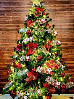 ให้เช่าต้นคริสต์มาสพร้อมของตกแต่งขนาด5ฟุต