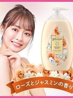 โลชั่น Johnson aroma milk body care lotion Size 500 ml กลิ่น Jasmine and Rose