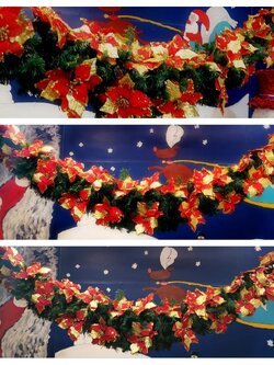 สายสนท้องช้างคริสต์มาสตกแต่ง ขนาด2.7เมตรTOP GARLAND.