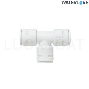 ข้อต่อสามทาง 3/8'' 3/8'' 3/8'' สำหรับสายน้ำ PE สายเครื่องกรองน้ำ