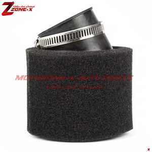 กรองอากาศ ฟองน้ำกรองอากาศ สีดำ universal fits for most motorcycle air filter with 35/38/40/42/45/48mm engine inlet. MOTOZONE-X(โมโตโซน-เอ็กซ์) อะไหล่/Part