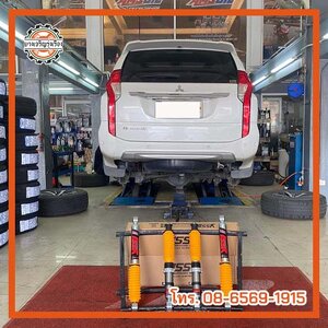 [YSS E SERIES] MITSUBISHI PAJERO เข้ารับบริการอัพเกรดช่วงล่างด้วยโช๊คอัพ โทร.086-569-1915