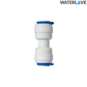 ข้อต่อตรง ขนาด 2 หุน 1/4'' มีคลิปล็อค สำหรับสายน้ำ PE สายเครื่องกรองน้ำ