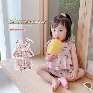 ชุดว่ายน้ำ 2 พีซ เนื้อนุ่ม มีของเด็กเล็ก เป็นแบบผูกไหล่ ผ้าไม่บาง ราคาถูก สุดคุ้ม