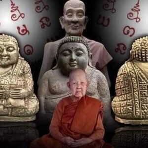 พระสังกัจจายน์ รุ่น๑ (เลข 18 เลข 33 ){ตอกแจก} สำนักสงฆ์ป่าทรงธรรม จ.อุบลราชธานี ปี 2564