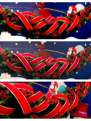 สายสนท้องช้างคริสต์มาสตกแต่ง ขนาด2.7เมตรTOP GARLAND.